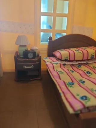 Dormitorio matrimonio Sylvanian Families con caja