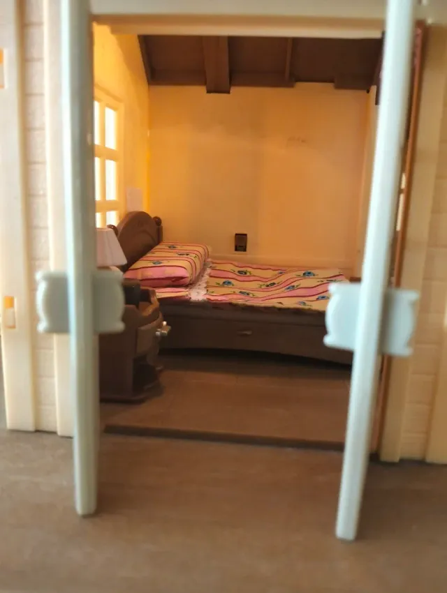 Dormitorio matrimonio Sylvanian Families con caja