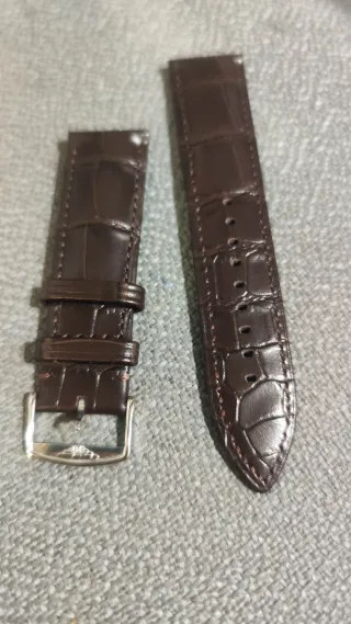 Correas Longines Piel Marrón 22mm