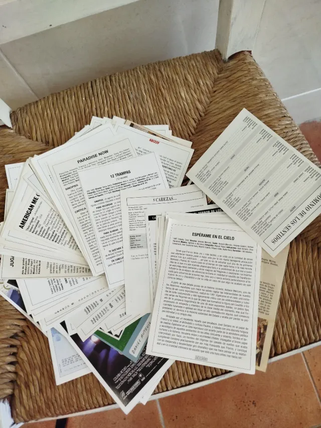 Set di mini locandine cinematografiche