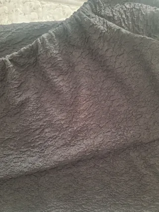 Vestido negro escote Bardot