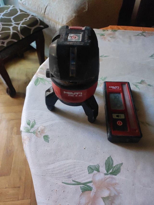 Nivel Láser Hilti PM 4-M y Receptor