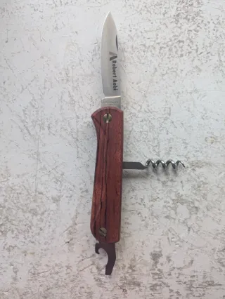 Coltello Robert Aebi lama EKA e manico in legno