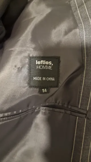 Americana de rayas hombre