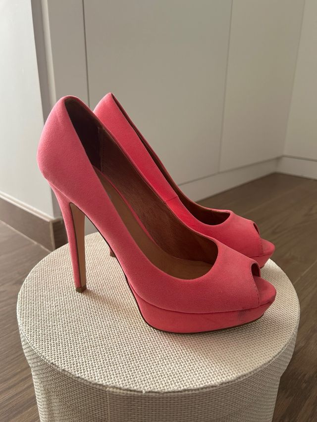 Zapatos de tacón rosa Fórmula Joven