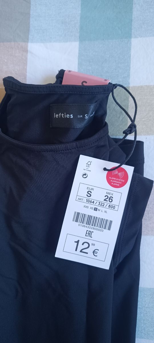 Vestito Lefties nero taglia S