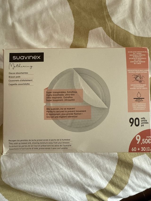 Suavinex Discos Absorbentes Mathering 90uds