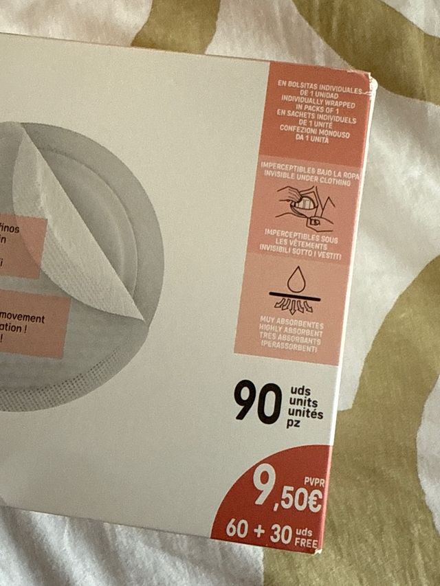 Suavinex Discos Absorbentes Mathering 90uds