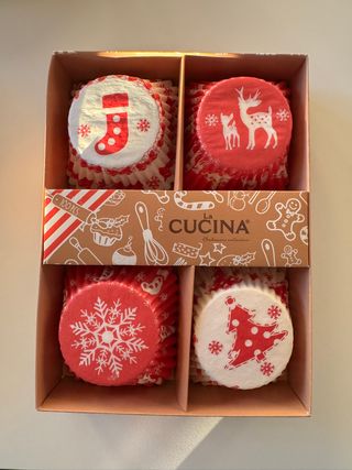 Pirottini di Natale per cupcake