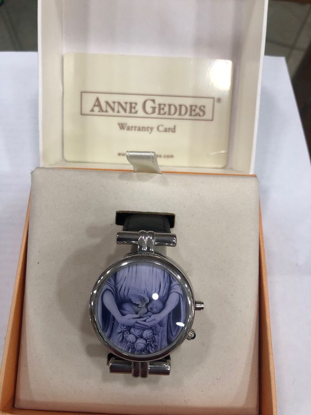 Reloj Anne Geddes Plata