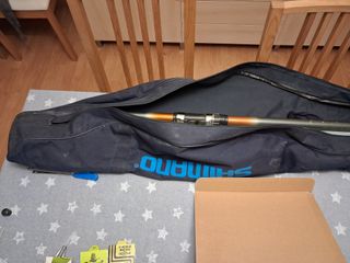 Lote de pesca: cañas, carretes y accesorios