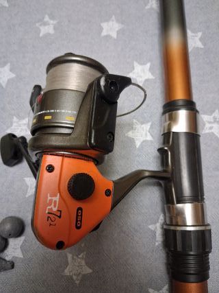 Lote de pesca: cañas, carretes y accesorios