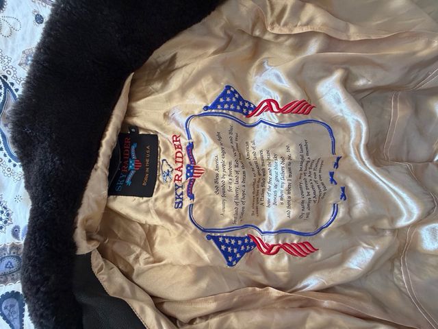 Chaqueta Bomber Aviador Cuero 100%