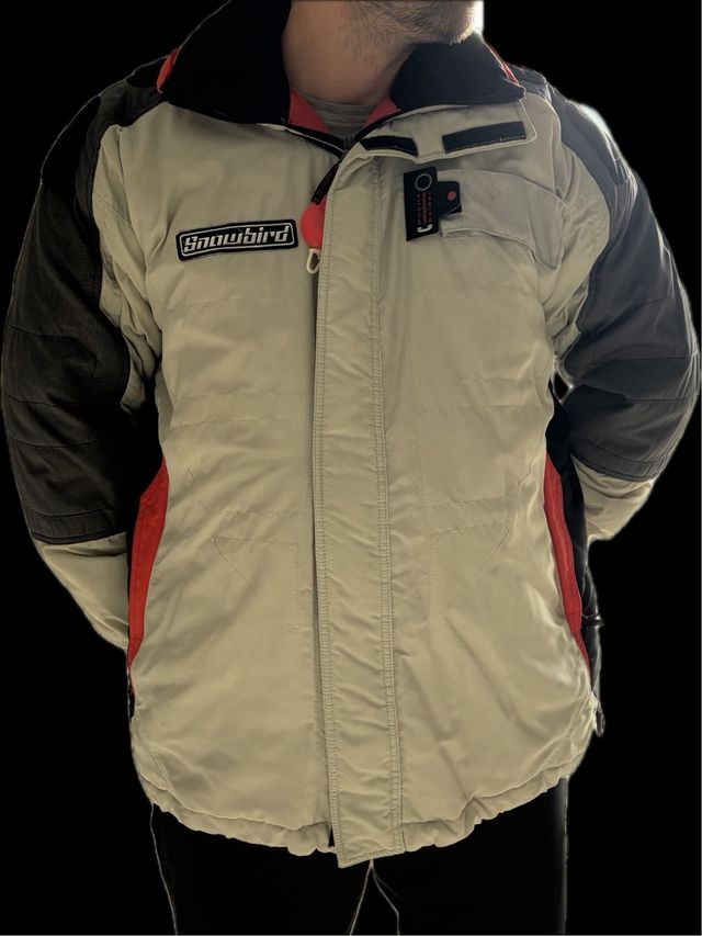 Giacca Snowbird Beige e Rossa