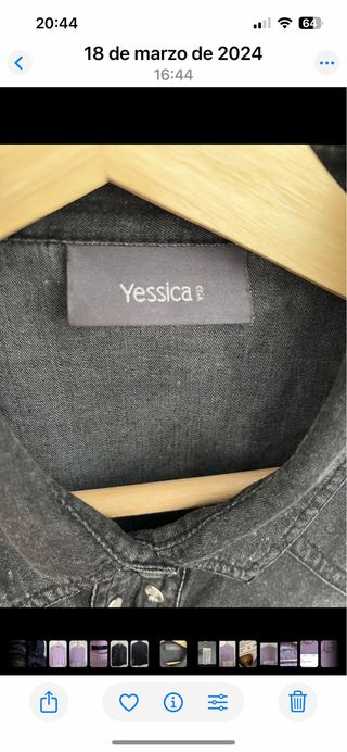 Blusa Yessica manga larga gris