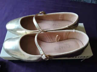 Bailarinas Marypaz doradas talla 37