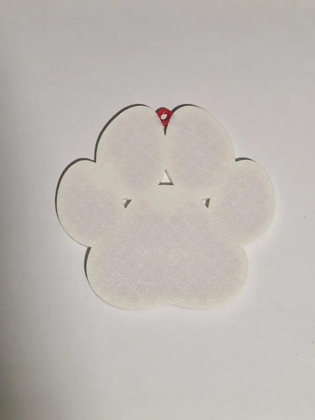 Adorno Navidad Huella Mascota Personalizado