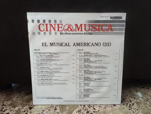 Vinilo Cine & Música: El Musical Americano (III)