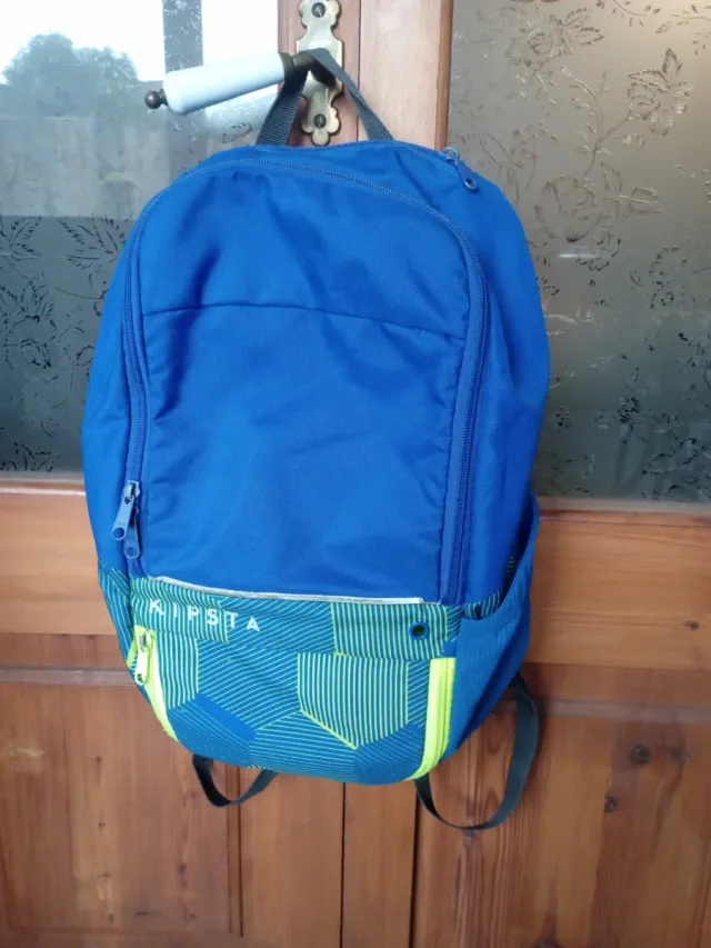 Mochila Kipsta Azul y Verde