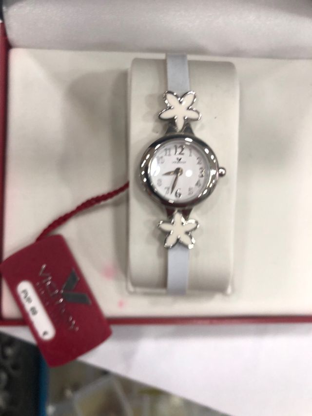 Reloj Viceroy Flores Blanco y Plata