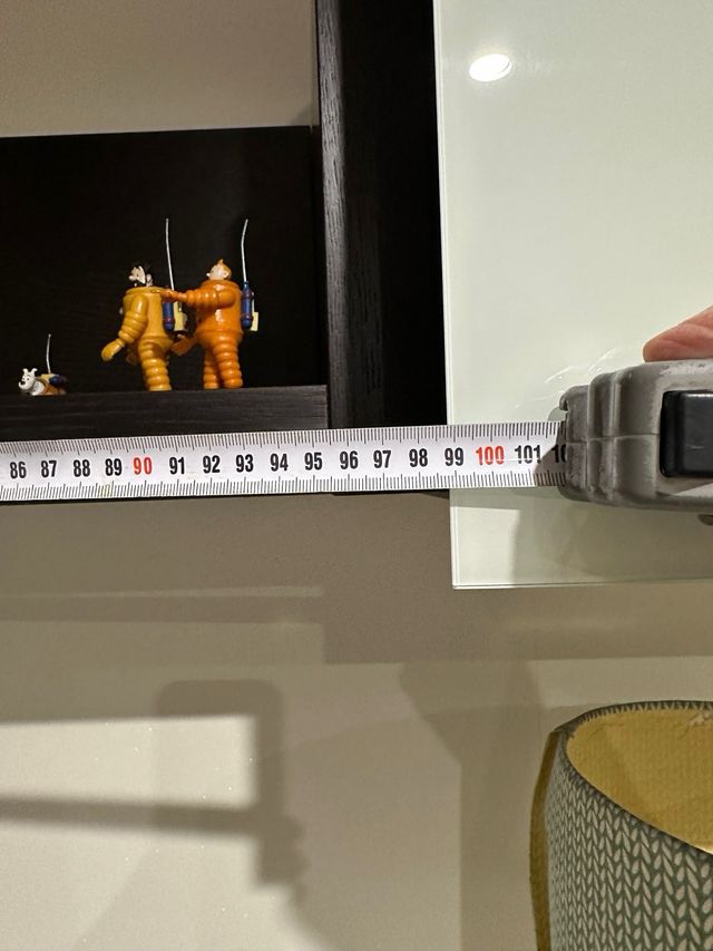 Mueble salón modular wengue y blanco