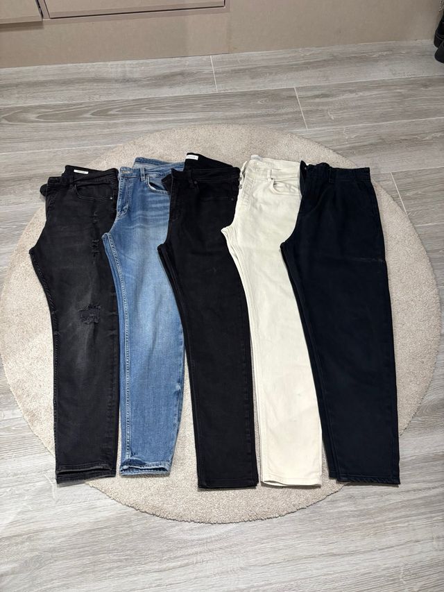 Pack 5 pantalones largos