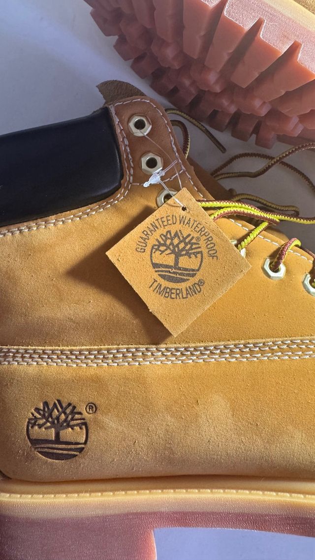 Botas Timberland Hombre Talla 46 Marrón/Rojo