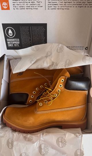 Botas Timberland Hombre Talla 46 Marrón/Rojo