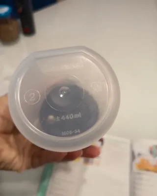 Porta olio speziato blu trasparente Tupperware