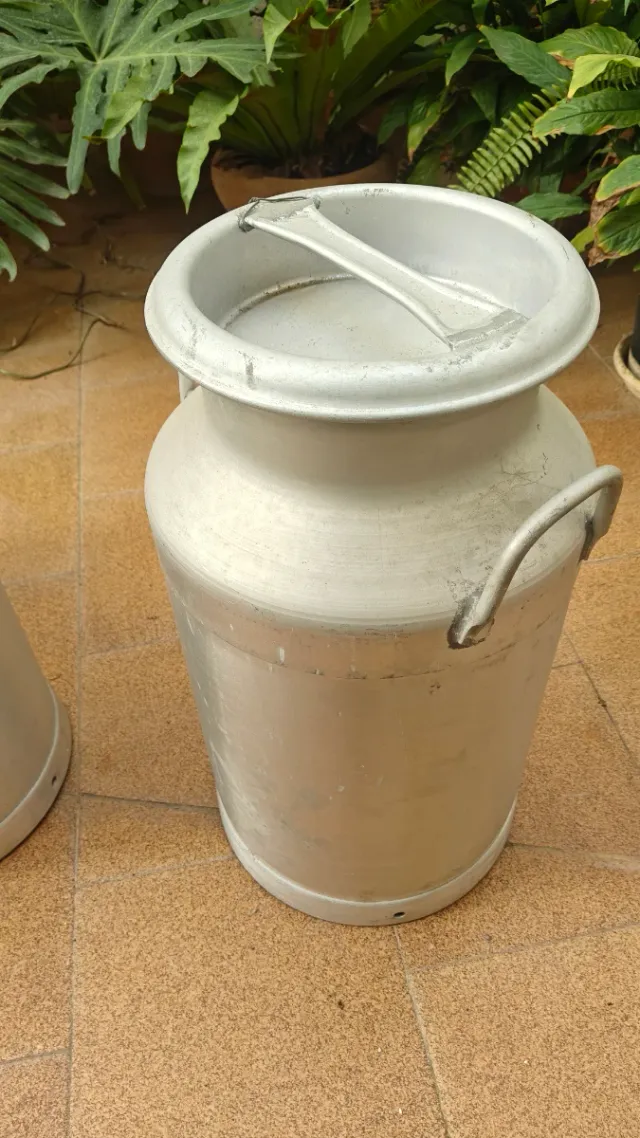 Lecheras de aluminio (3 unidades)