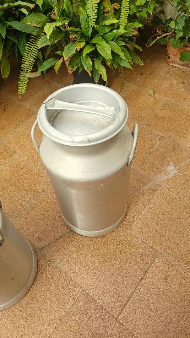 Lecheras de aluminio (3 unidades)