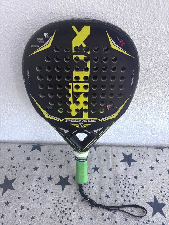 Pala Pádel Siux Pegasus Negra Amarilla