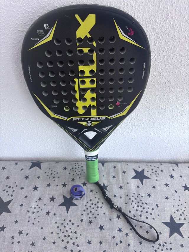 Pala Pádel Siux Pegasus Negra Amarilla