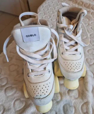 Patines Oxelo blancos talla 32
