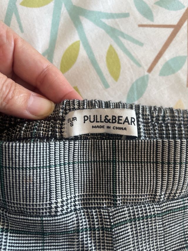 Pantalón Príncipe de Gales Gris y Verde