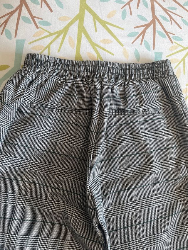 Pantalón Príncipe de Gales Gris y Verde