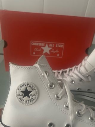Converse plataforma. Un solo uso, nuevas.