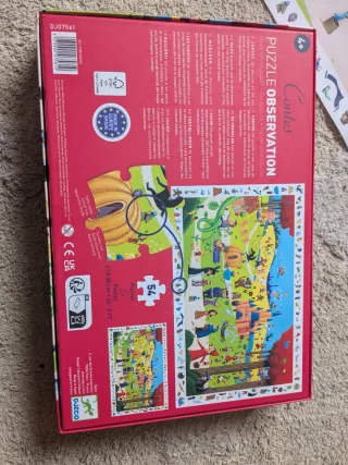 Puzzle Djeco 54 piezas Observación y Póster