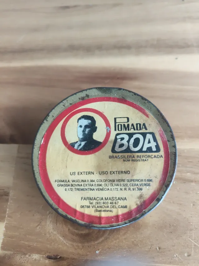 Antica scatolina Pomada BOA 1936