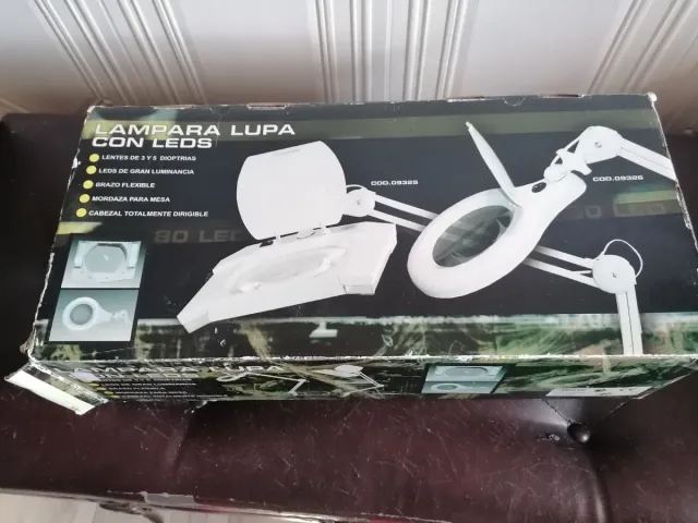 Lámpara lupa con LEDs 3/5 dioptrías