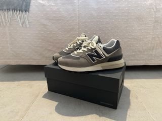 Zapatillas New Balance Talla 42 Gris/Blanco