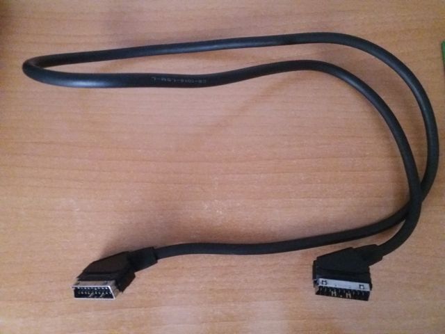 Cable Euroconector SCART 1.34m