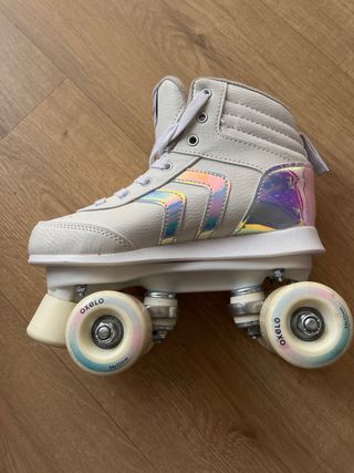 Patines Oxelo Quad 100 Blancos
