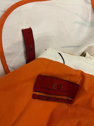 Traje Carolina Herrera floral