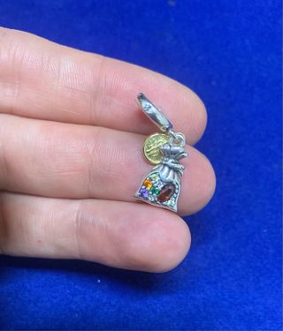 Charm Saco Dinero Suerte Pulsera Pandora o collar