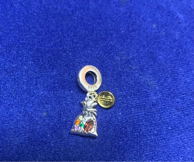 Charm Saco Dinero Suerte Pulsera Pandora o collar