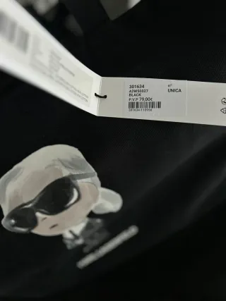 Bolso Karl Lagerfeld Negro con Dibujo