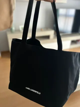 Bolso Karl Lagerfeld Negro con Dibujo