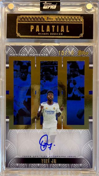 Topps Palatial Vini Jr. 10/10 Autografato