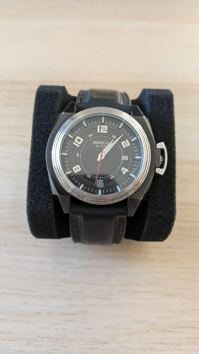 Reloj Breil Milano Cuarzo Negro y Plateado